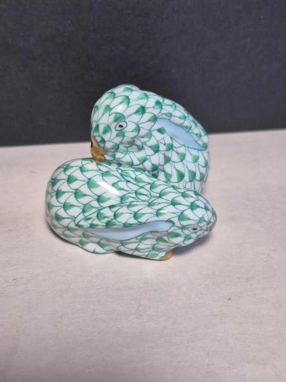 Herend Pair Of Rabbits - Picture 7 of 9